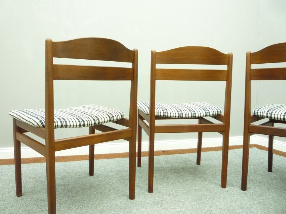 photo for sale Danish Teak Dining Chairs By Boltinge Møbelfabrik, 1960s, Set Of 4