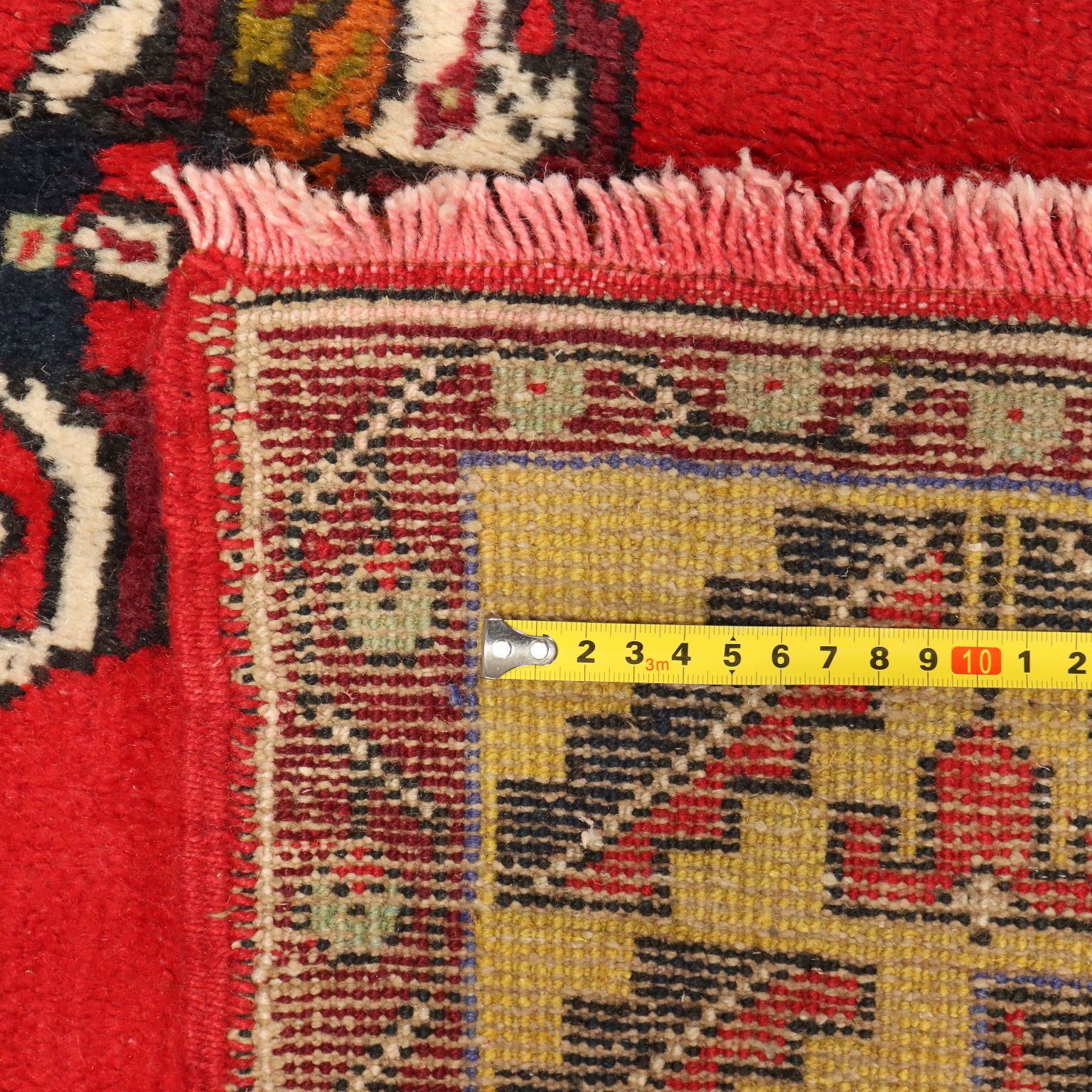Antique Jorun Carpet Wool Heavy Knot Turkey 83 X 44 In photo vintage