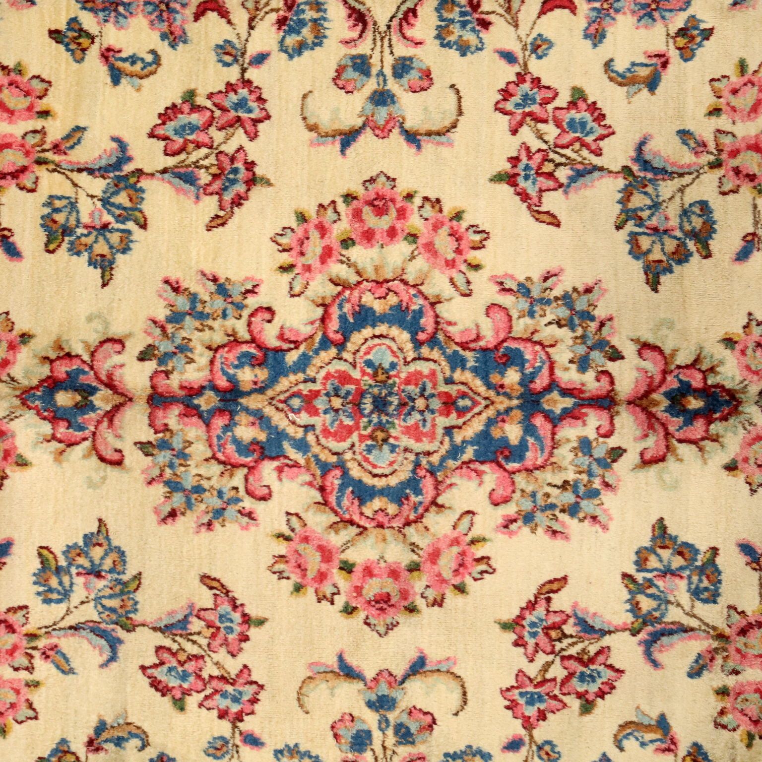Antiqueasian Carpet Cotton Heavy Knot Handmade 108 X 73 In photo Textiles