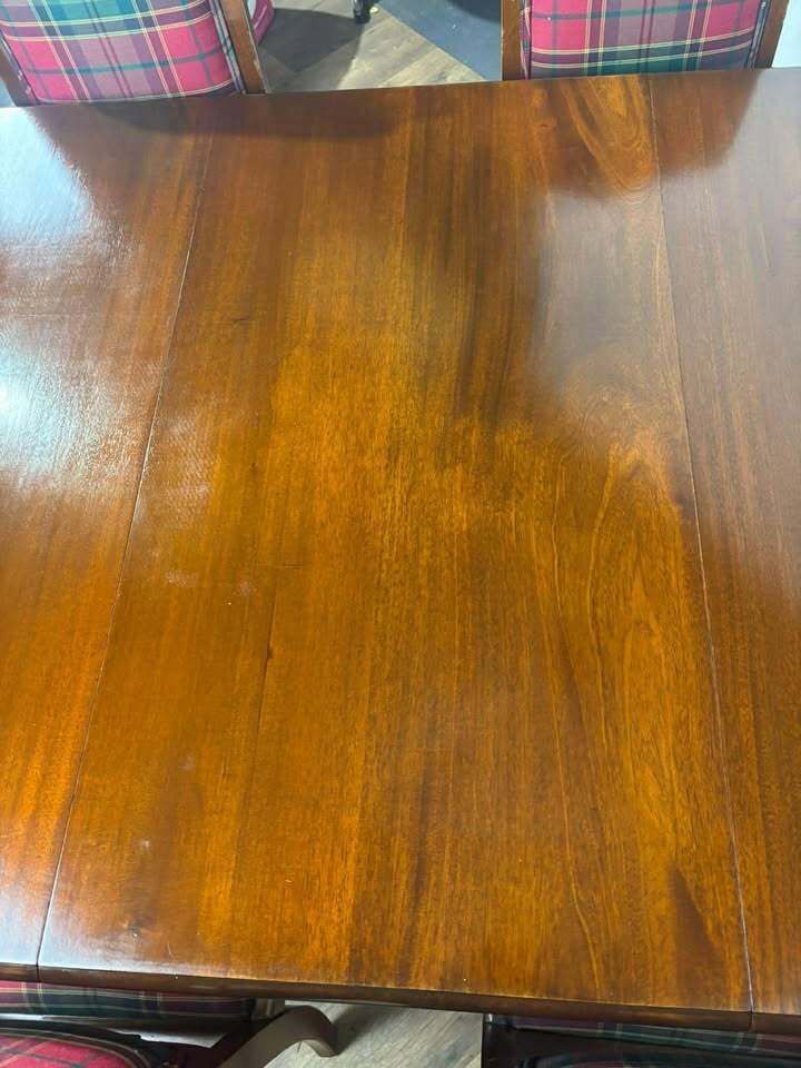 Edwardian Mahogany Wind Out Table Dining Suite photo Furniture