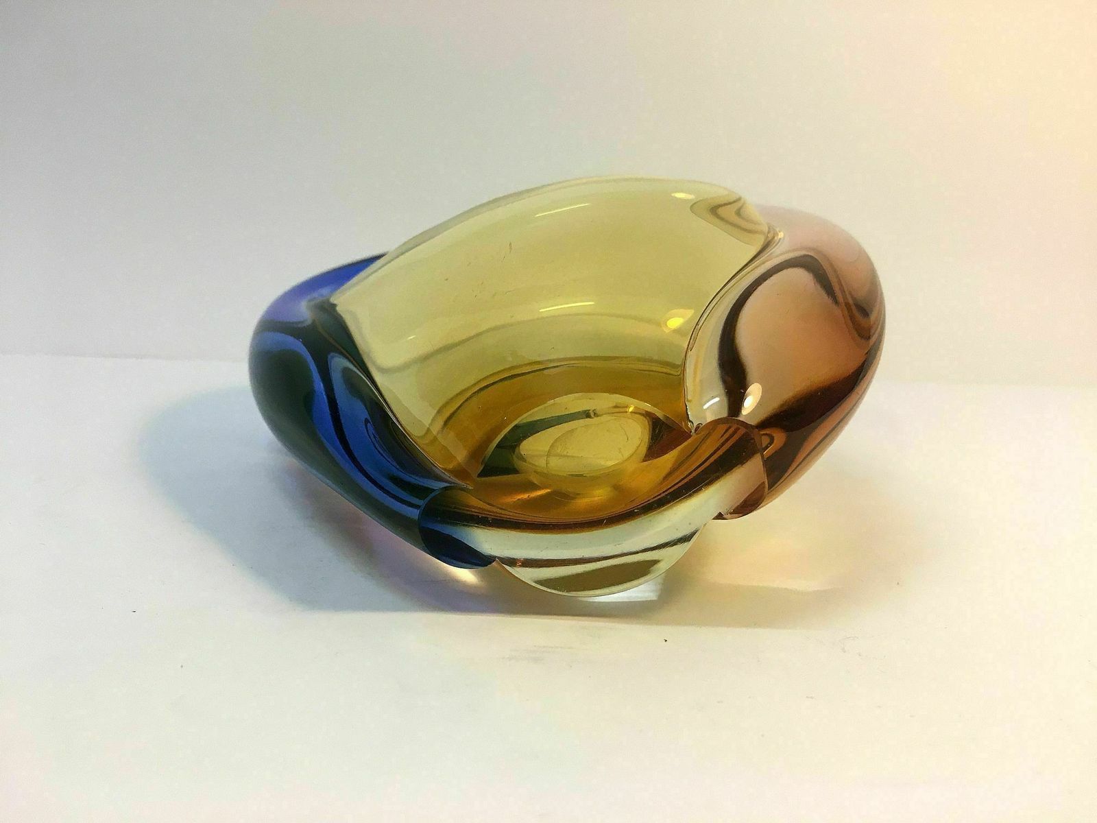 Basket "Romana" Hand Free Blown Glass  / Hana Machovská photo 175.0