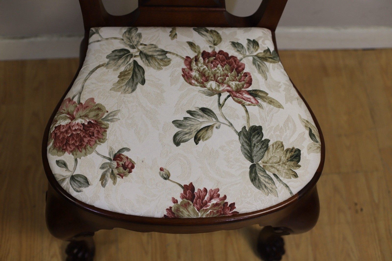 photo for sale Thomas Messel , Stunning Set Of Ten Walnut Queen Anne Style Dinning Chairs