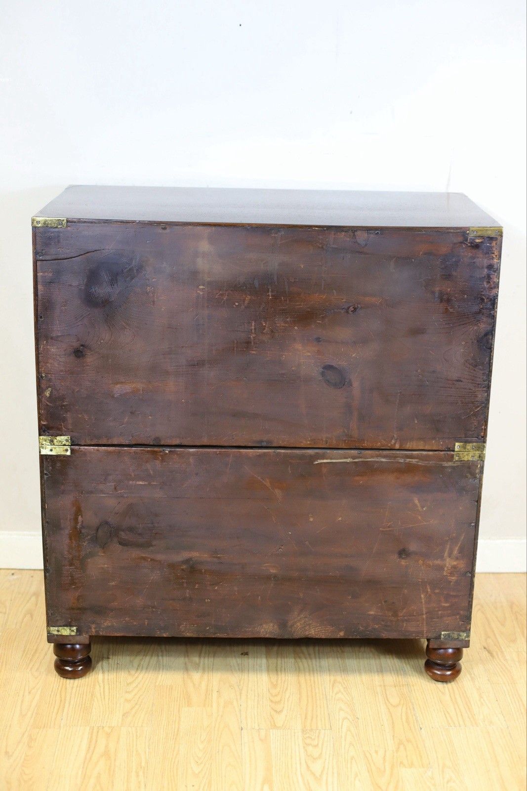 Antique Mahogany Military Campaign Chest Of Drawers photo 1838.0