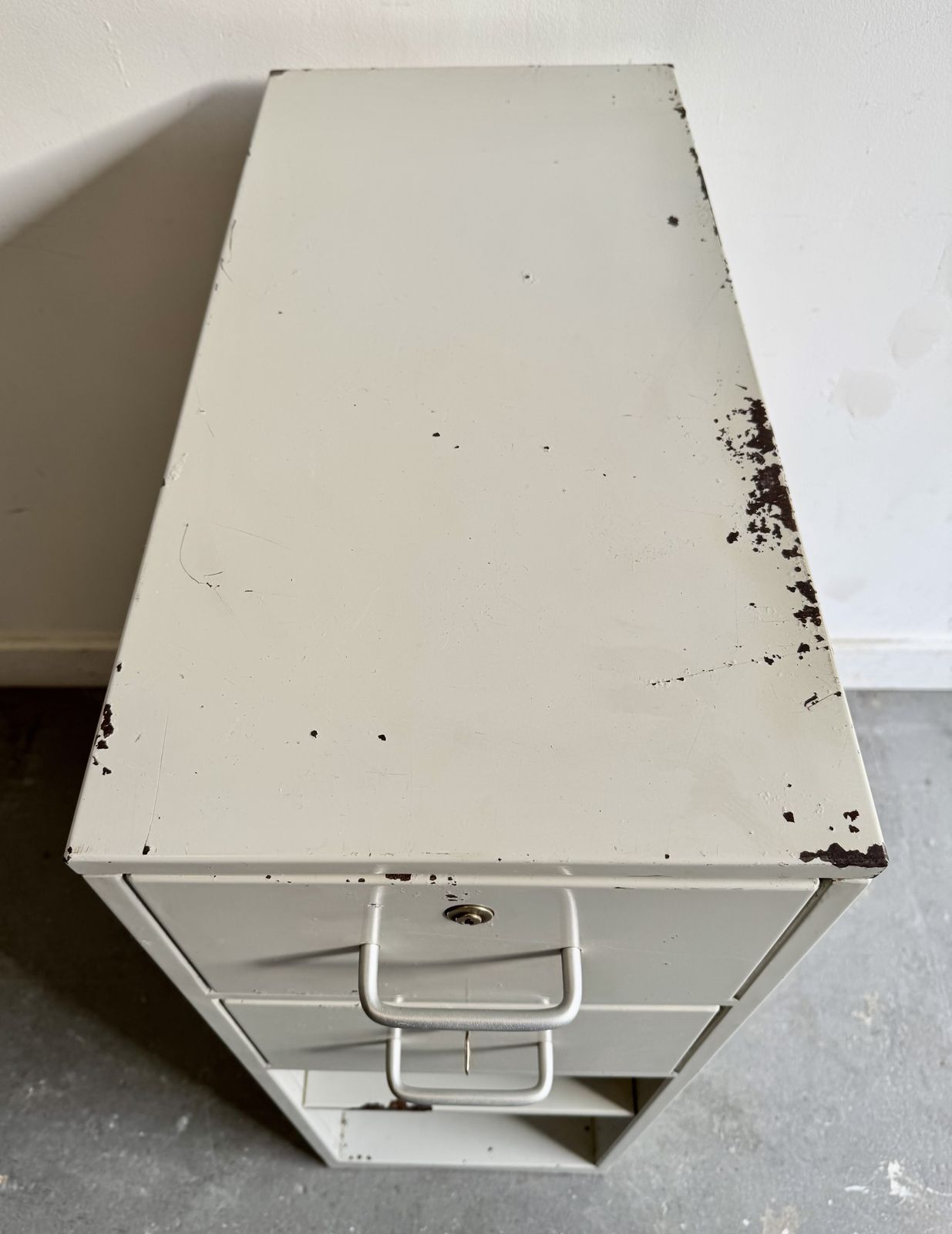 Vintage Metal Filing Cabinet photo vinterior