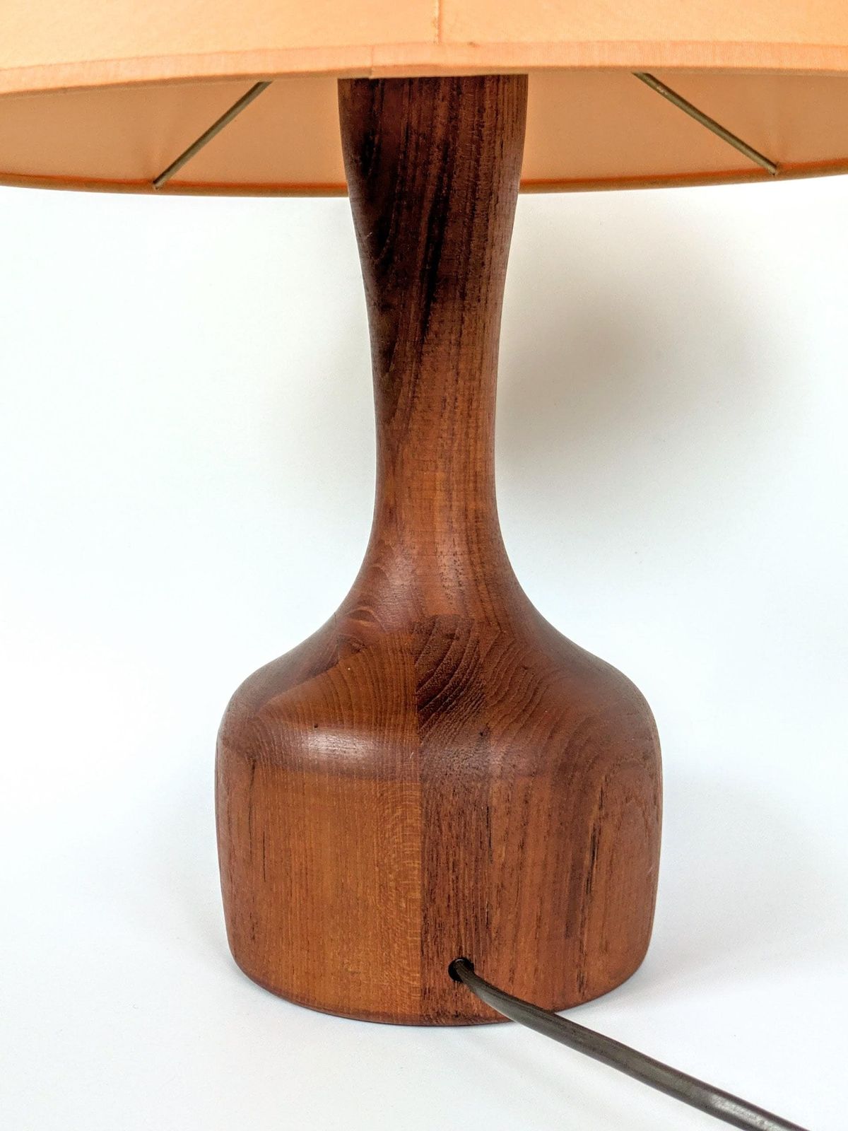Midcentury Scandinavian Teak Table Lamp By Domus, Denmark, 1960s photo buy