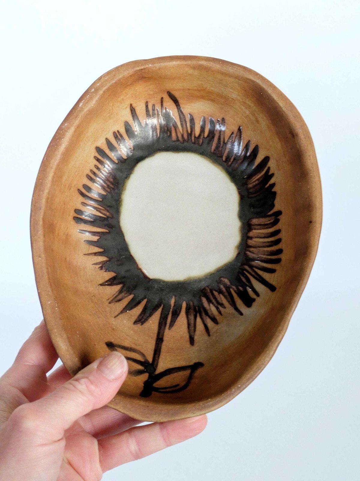 photo furniture Mid Century French Studio Pottery Set, Madeleine Brault, Poterie De La Colombe