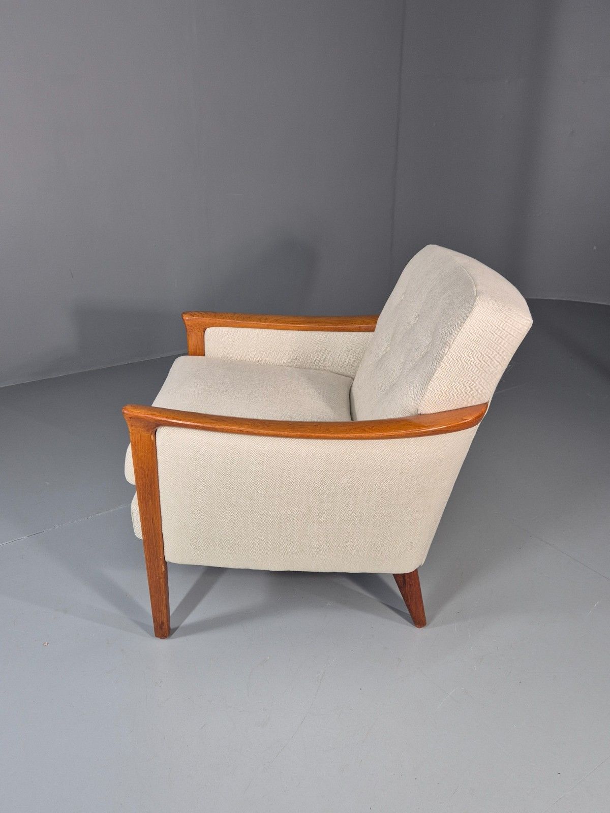 photo vintage Vintage Lounge Chair Teak New Upholstery Mcm Andersson 1960 Sweden Eb11478 Mnor