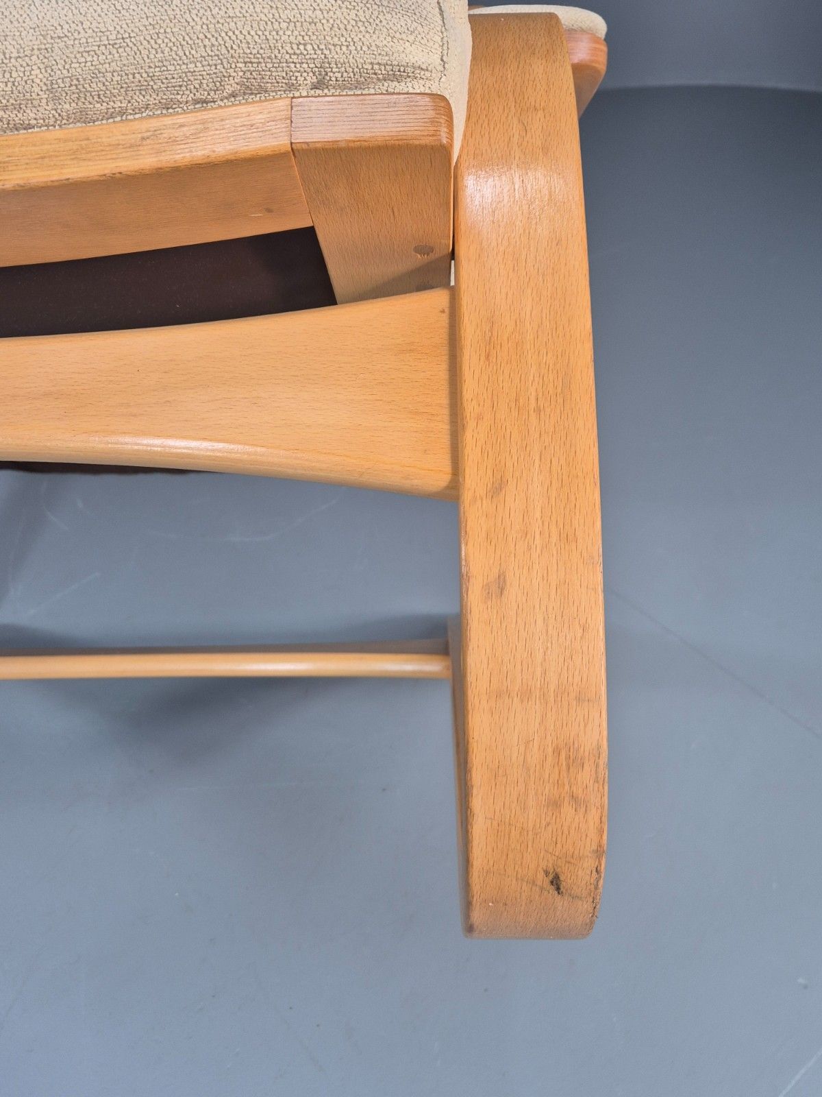 photo vinterior Vintage Danish Bentwood Lounge Chair Cantilever Design 1970s Retro Eb11373 Mben