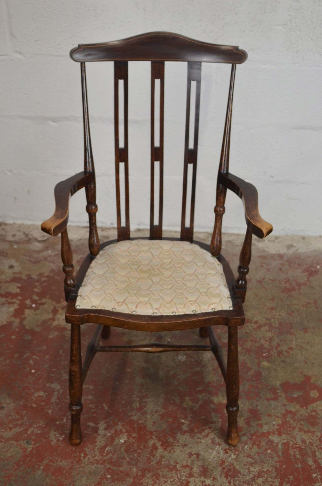 A Mahogany Arts & Crafts Elbow Chair photo furniture