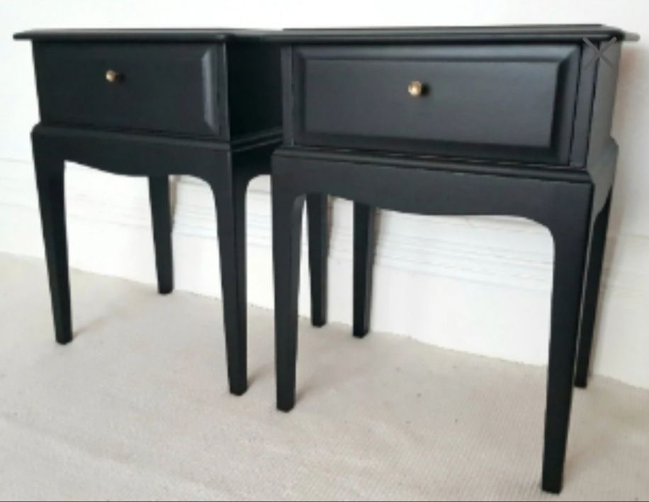 photo for sale Stag Minstrel Painted Dressing Table And Bedsides, Bedroom Suite, Upcycled.
