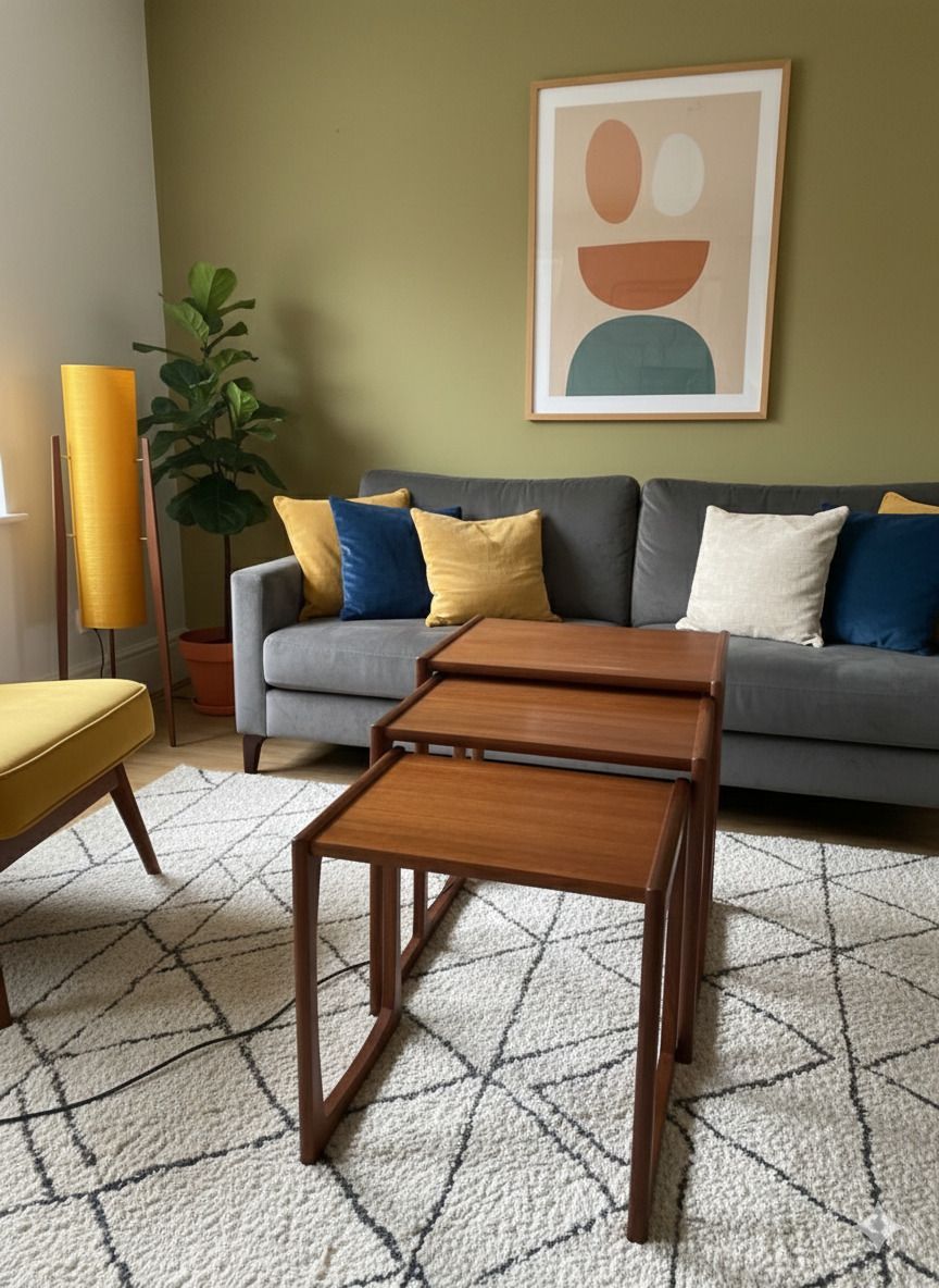 G Plan Quadrille Nest Of Tables photo for sale