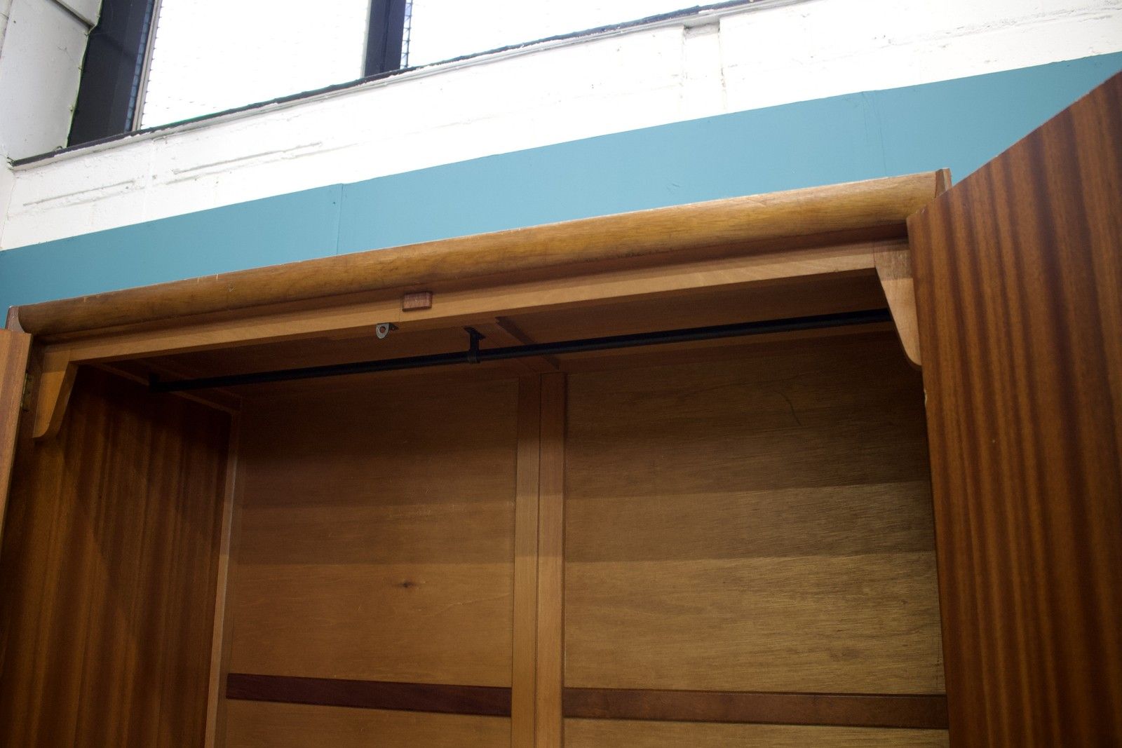 Mid Century Teak Wardrobe From Lebus Link, 1960s #1664 photo vinterior