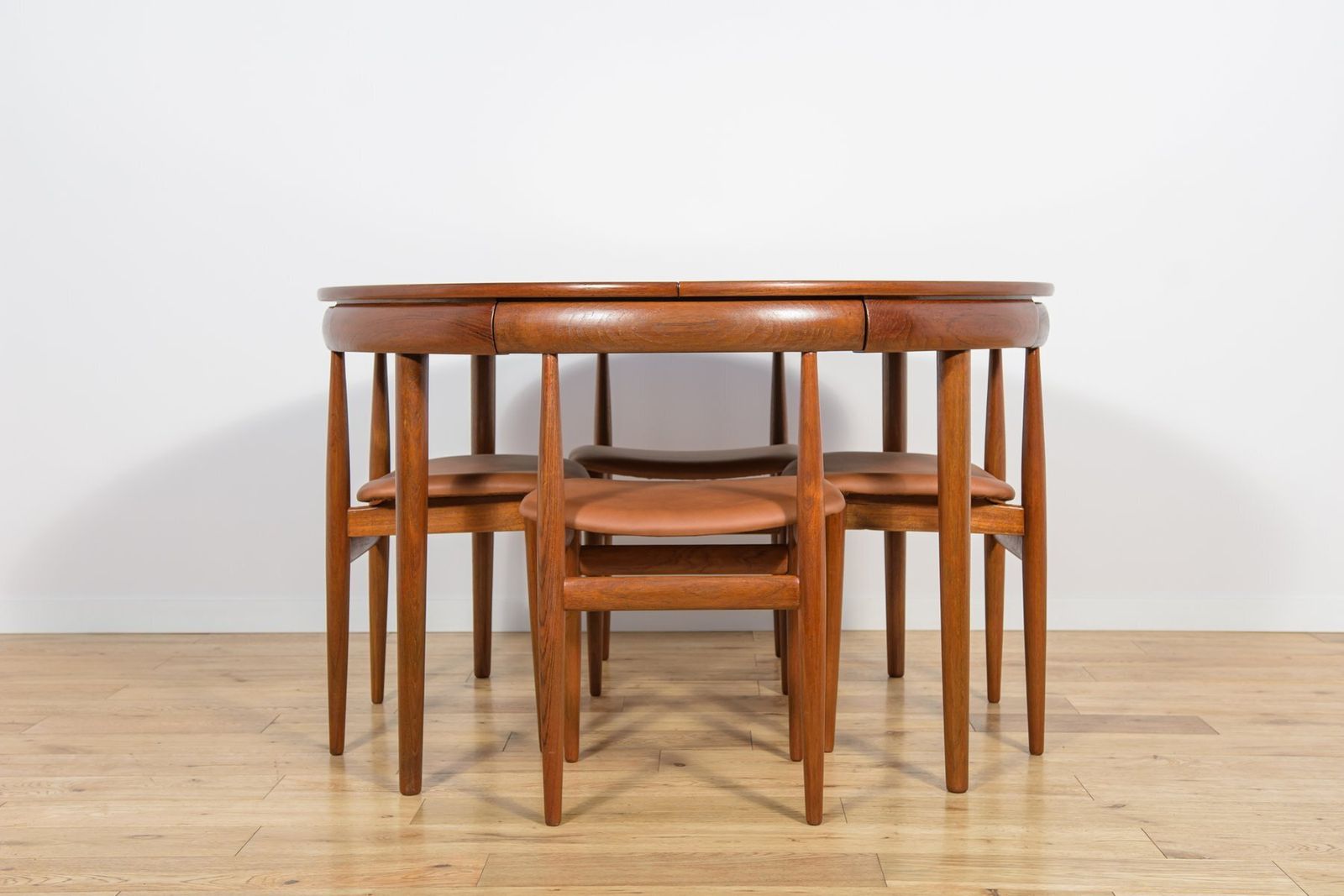 Mid Century Modern Teak Dining Table And Chairs By Hans Olsen For Frem Røjle, Denmark, 1960s, Set Of 5 photo furniture
