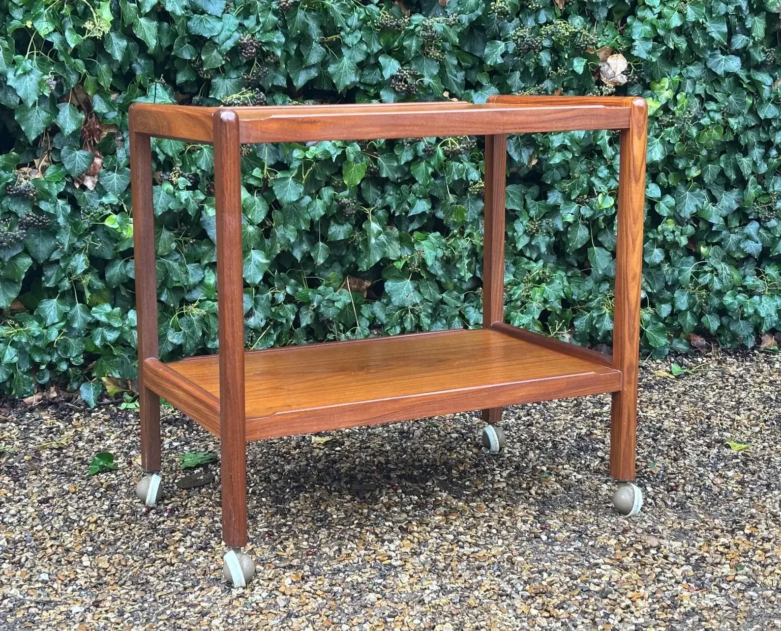 Vintage Mid Century Tea Drinks Trolley photo vintage