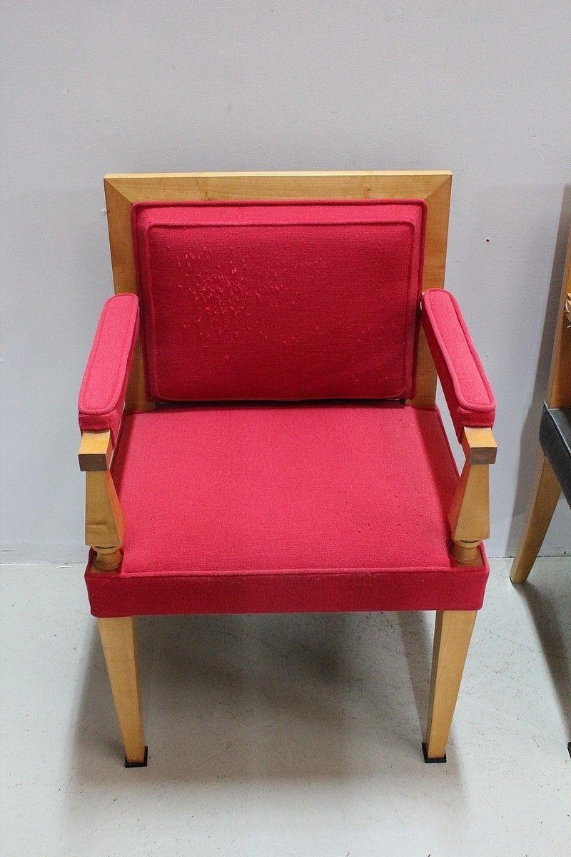 Pair Of Armchairs To Queen Counot Blandin 19th Century photo furniture