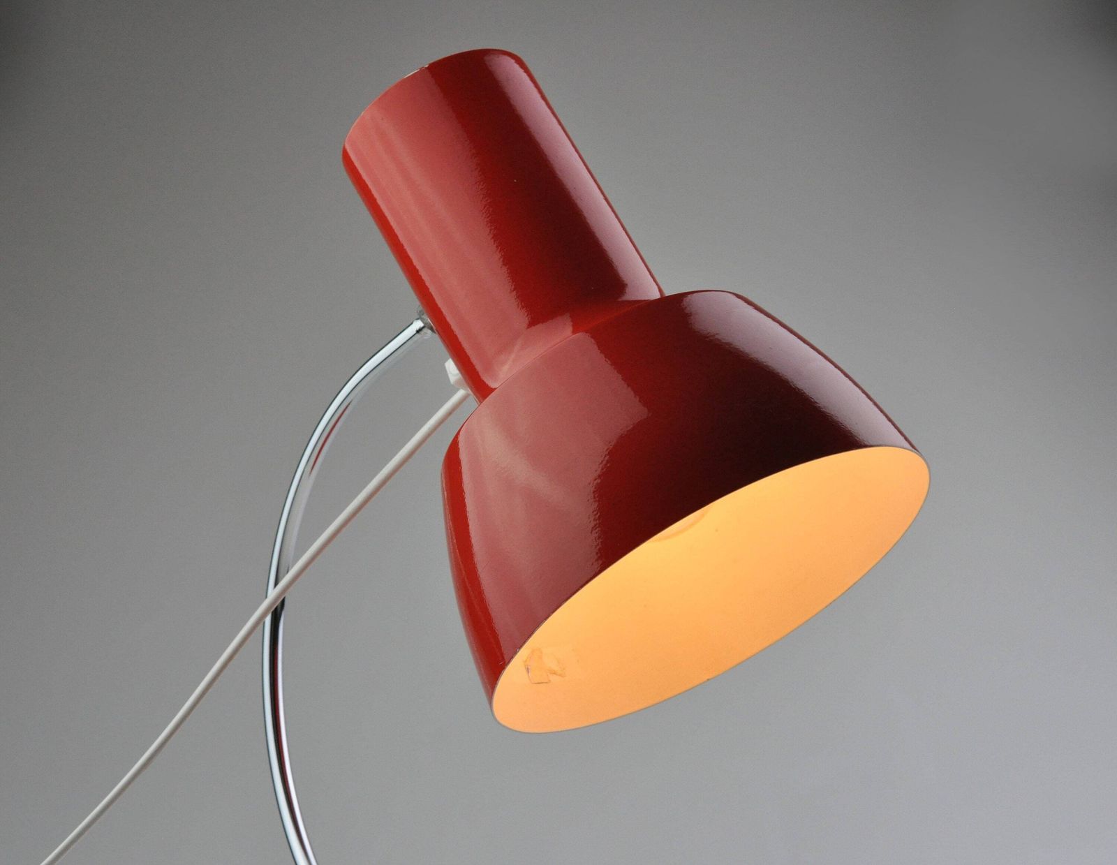 photo for sale Mid Century Lamp, Table Lamp, Orange Lamp, Mid Century Lighting, Desk Lamp, Josef Hurka Lamp, Vintage Lamp, Table Light, Lighting