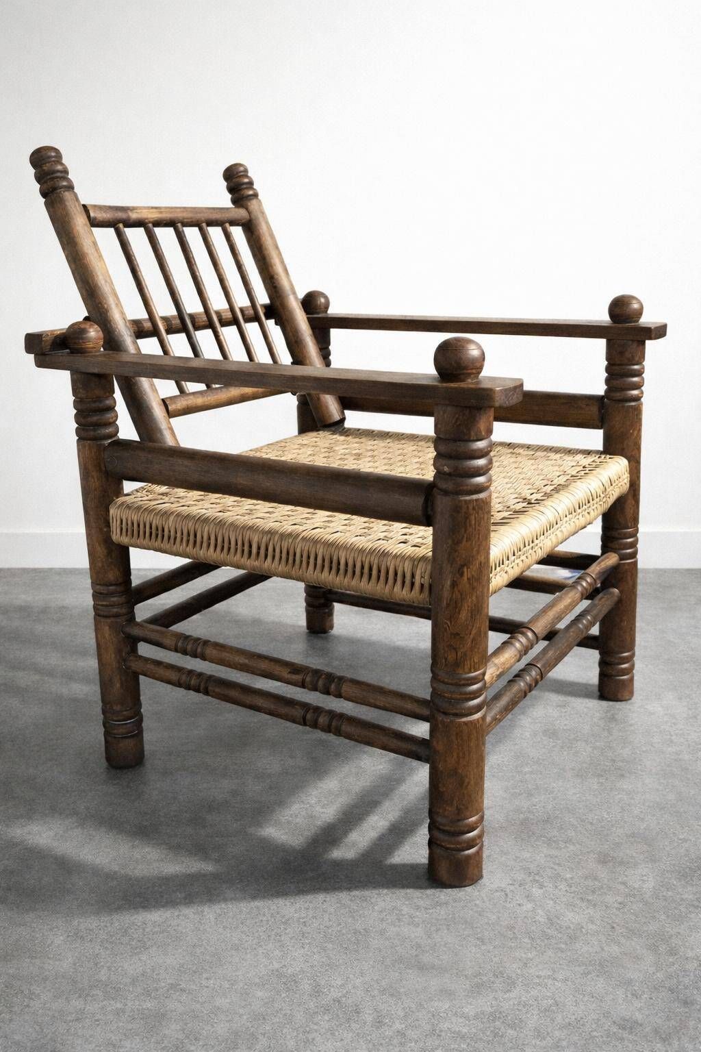 Charles Dudouyt Art Deco Armchair, 1940 photo vinterior