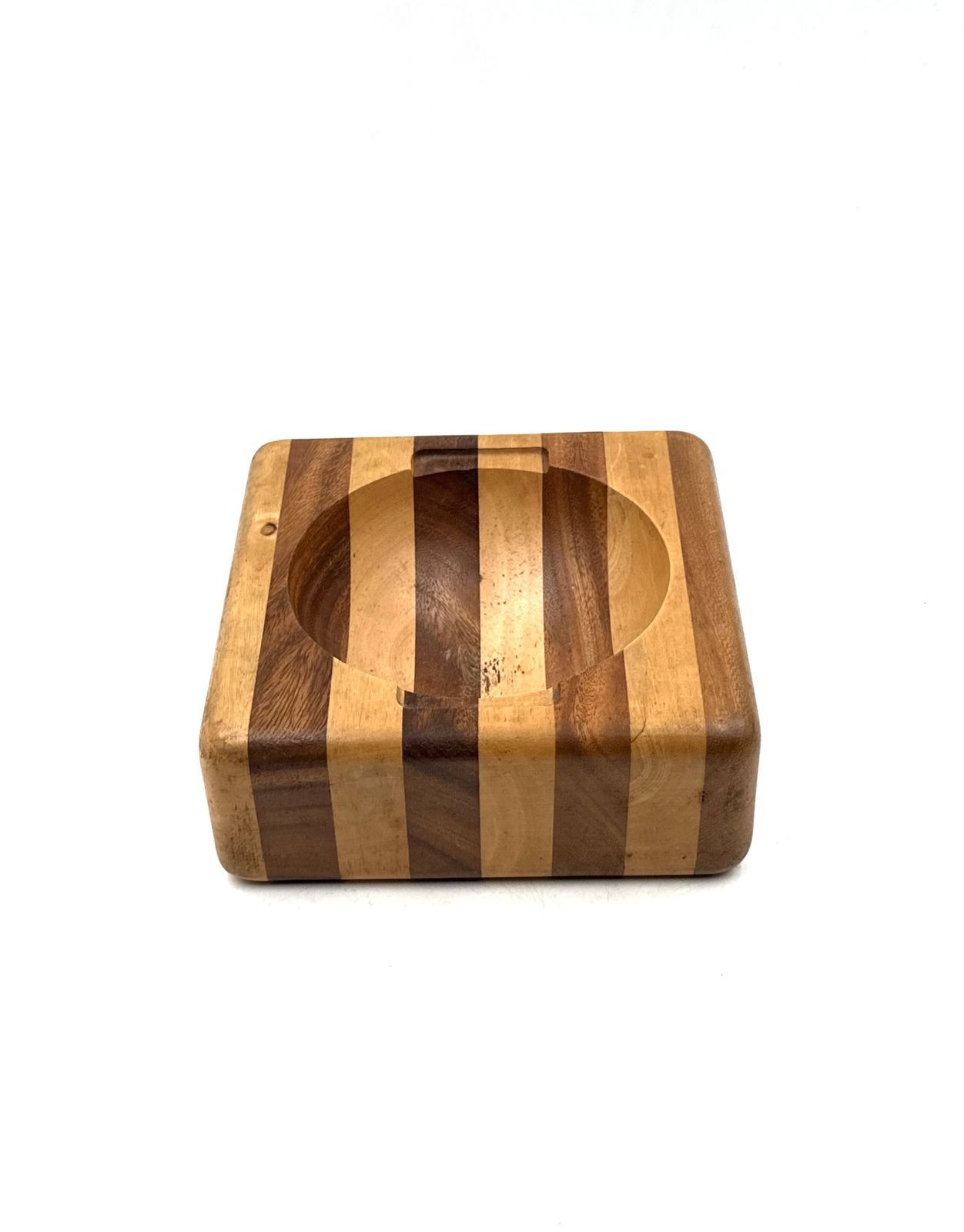 Mid Century Wood Vide Poche Bowl, Italy Ca. 1970 photo vinterior