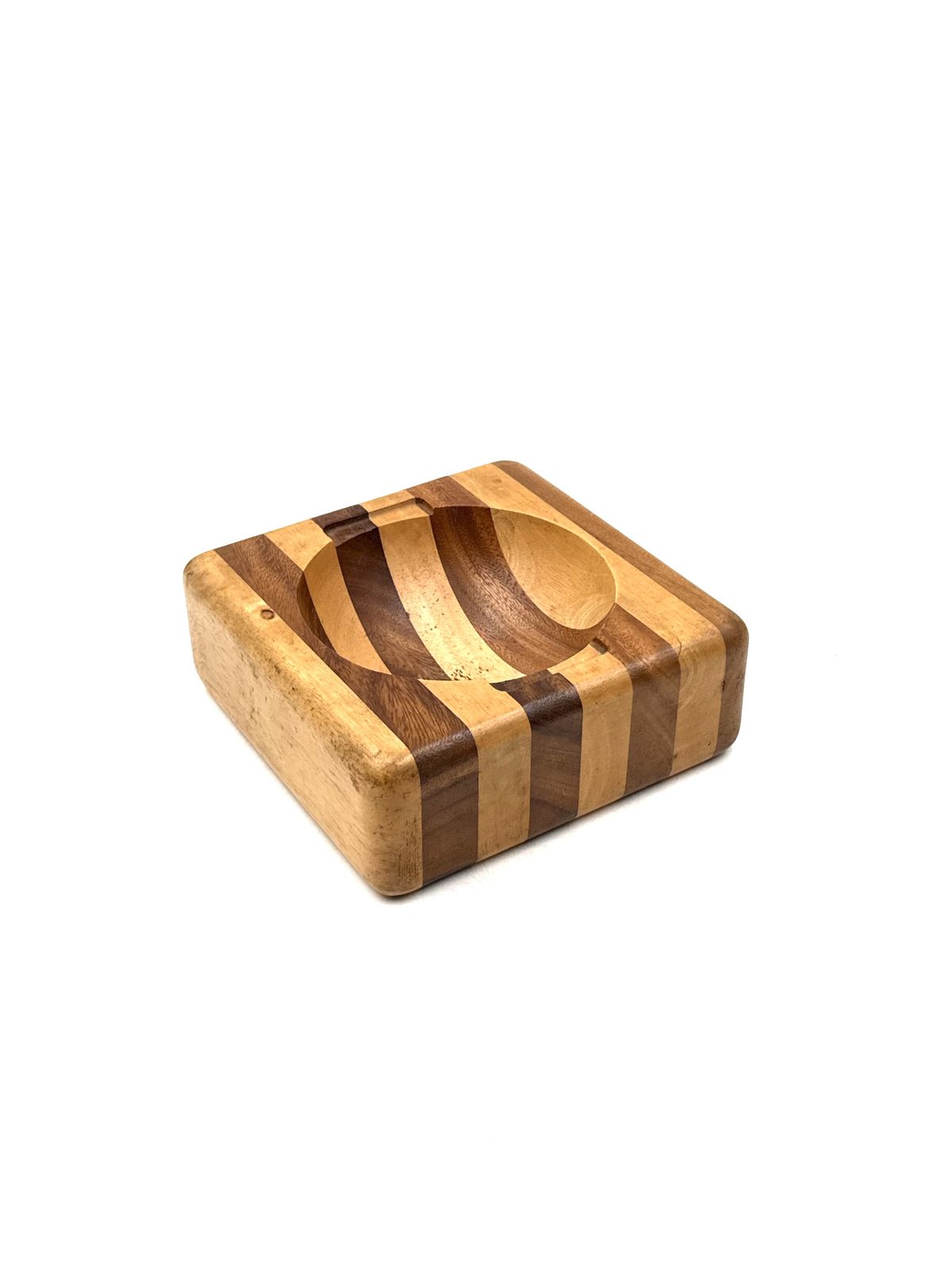 160.0 Mid Century Wood Vide Poche Bowl, Italy Ca. 1970 photo