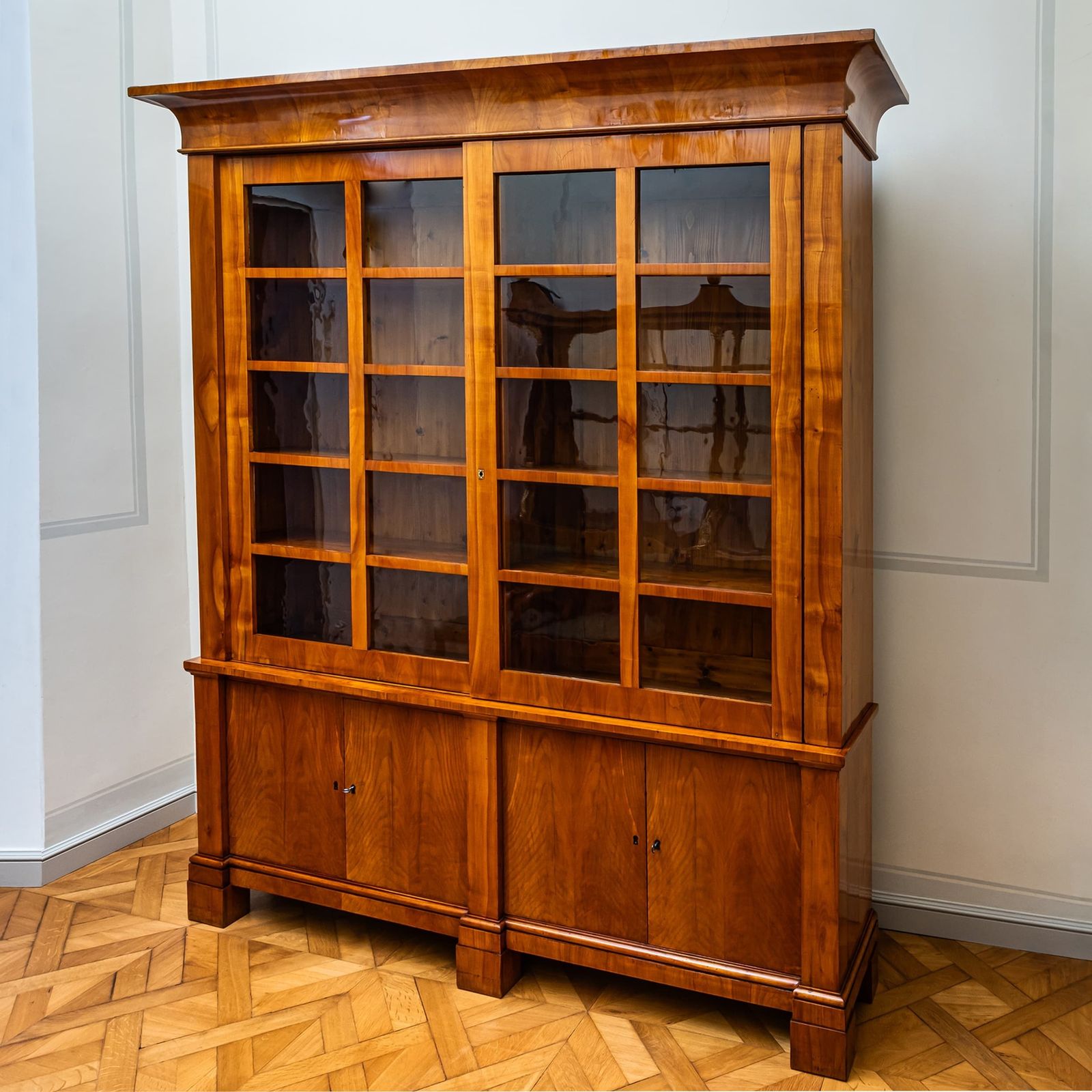 Biedermeier Cherrywood Bookcase, Germany, Circa 1820 photo Furniture