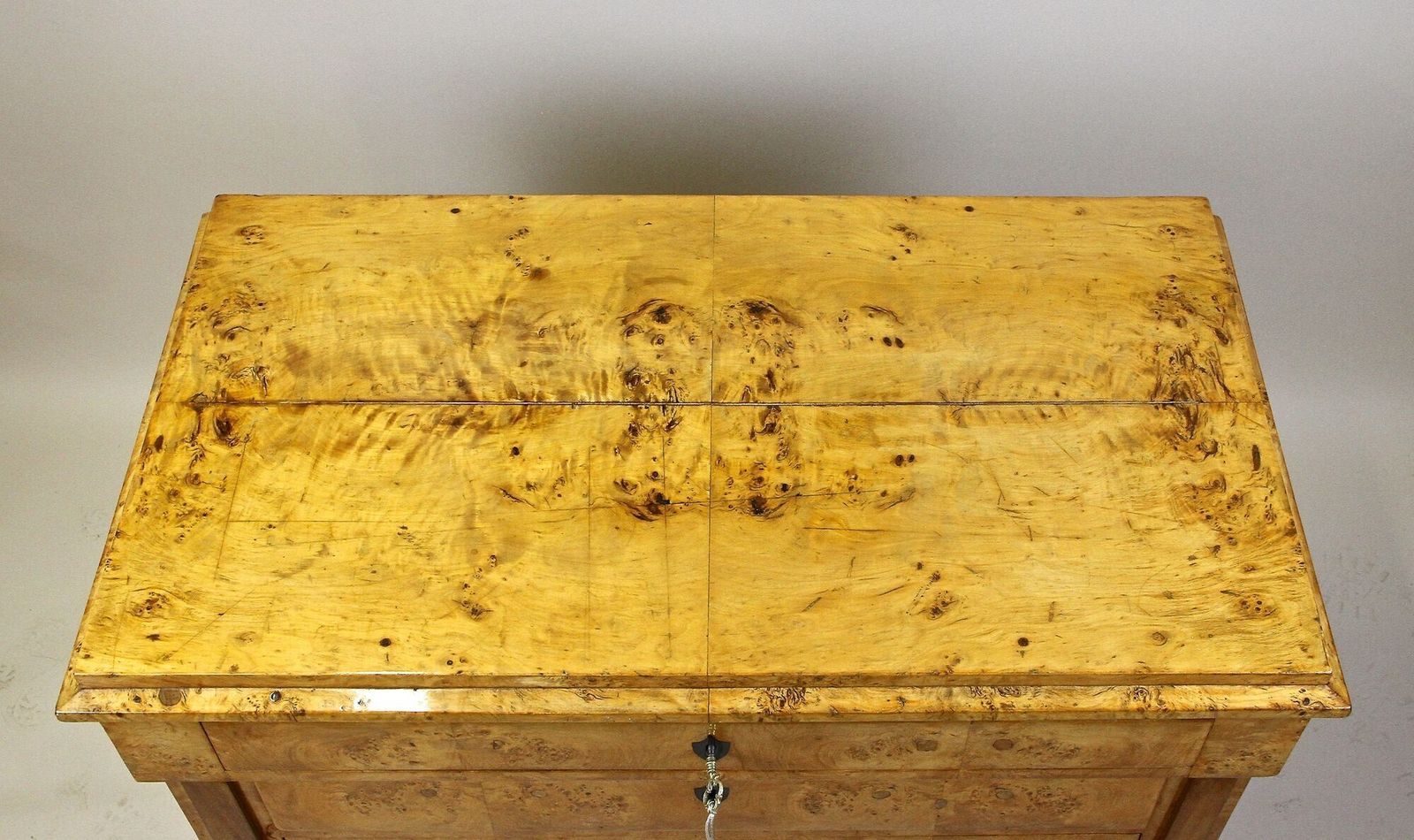 19th Century Biedermeier Chest Of Drawers, Poplar Wood, Germany Ca. 1840 photo Furniture