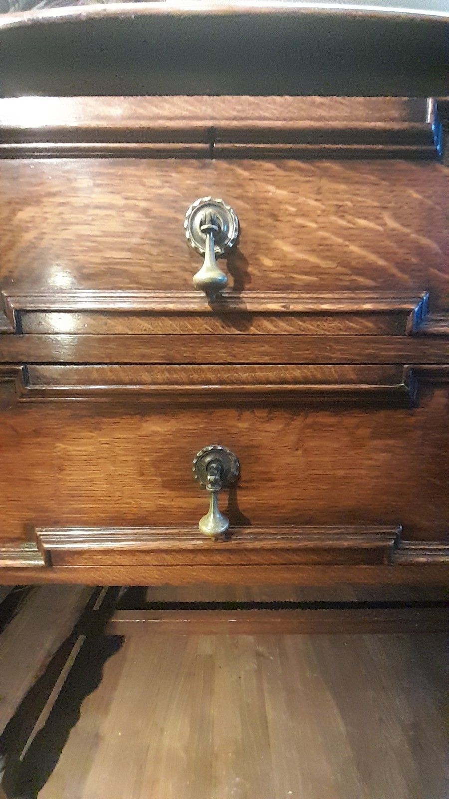 High Quality Early 20th Century Jacobean Style Dressing Table. Barley Twist photo Furniture