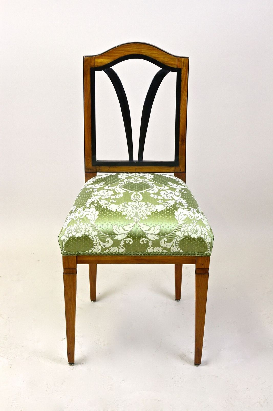 18th Century Cherrywood Side Chair   Newly Upholstered, Austria Ca. 1790 photo furniture