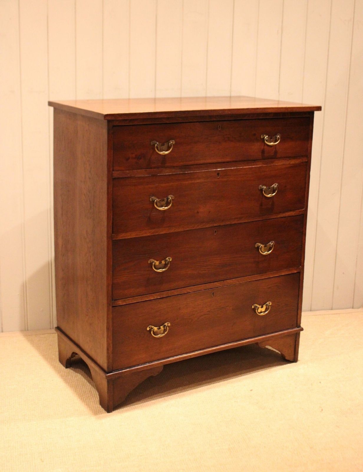 Large Oak Chest Of Drawers photo for sale