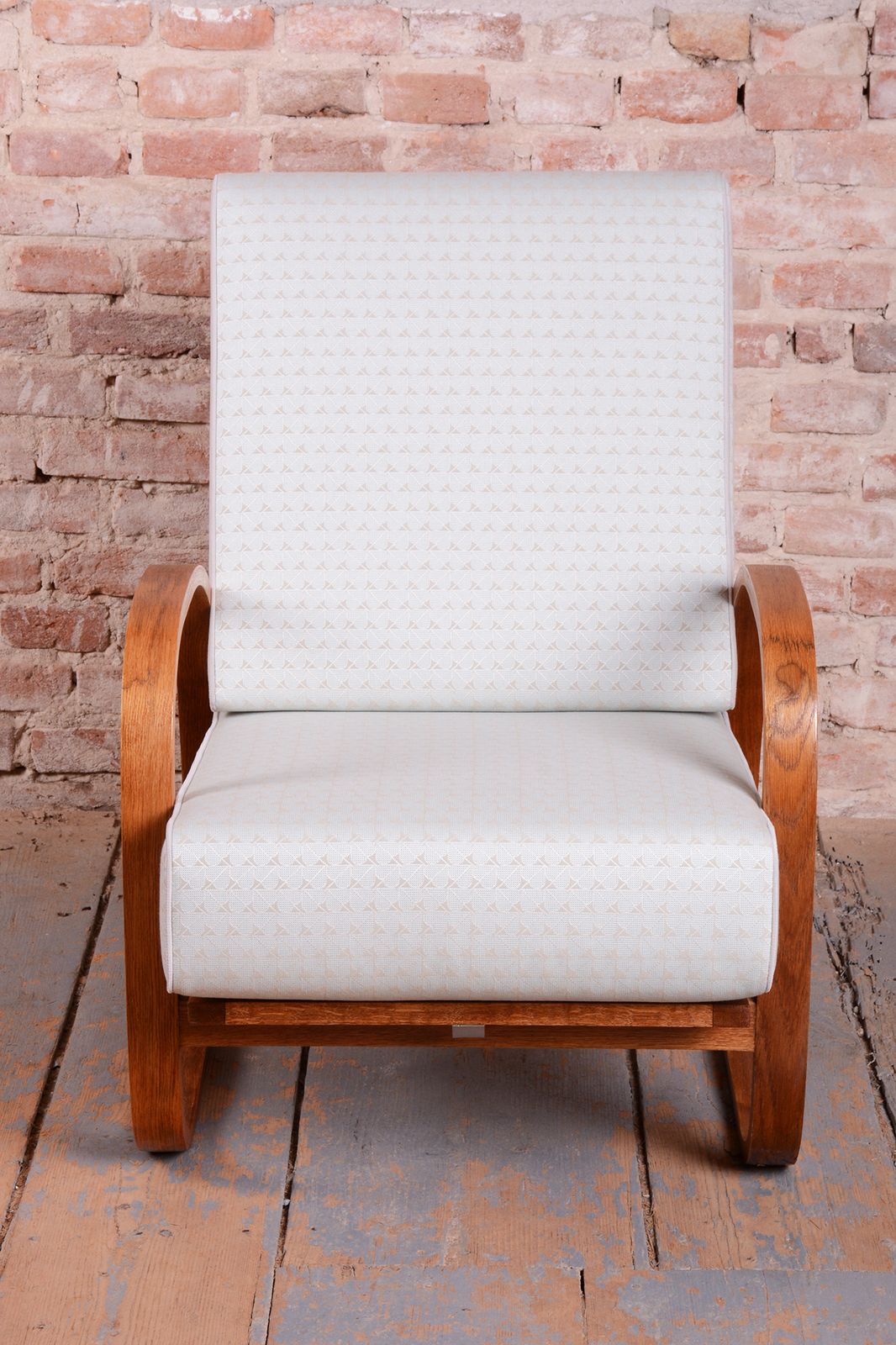 Restored Art Deco Adjustable Armchair, By J. Halabala, Up Závody, Czech. 1930s photo Furniture