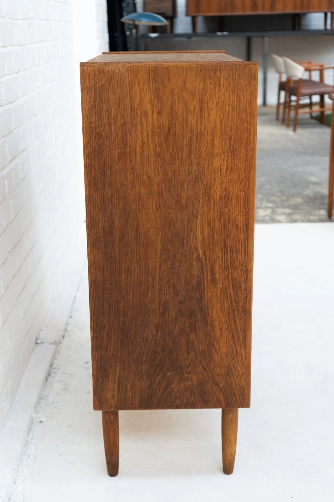 Danish Oak Chest Of Drawers, 1950s photo vintage