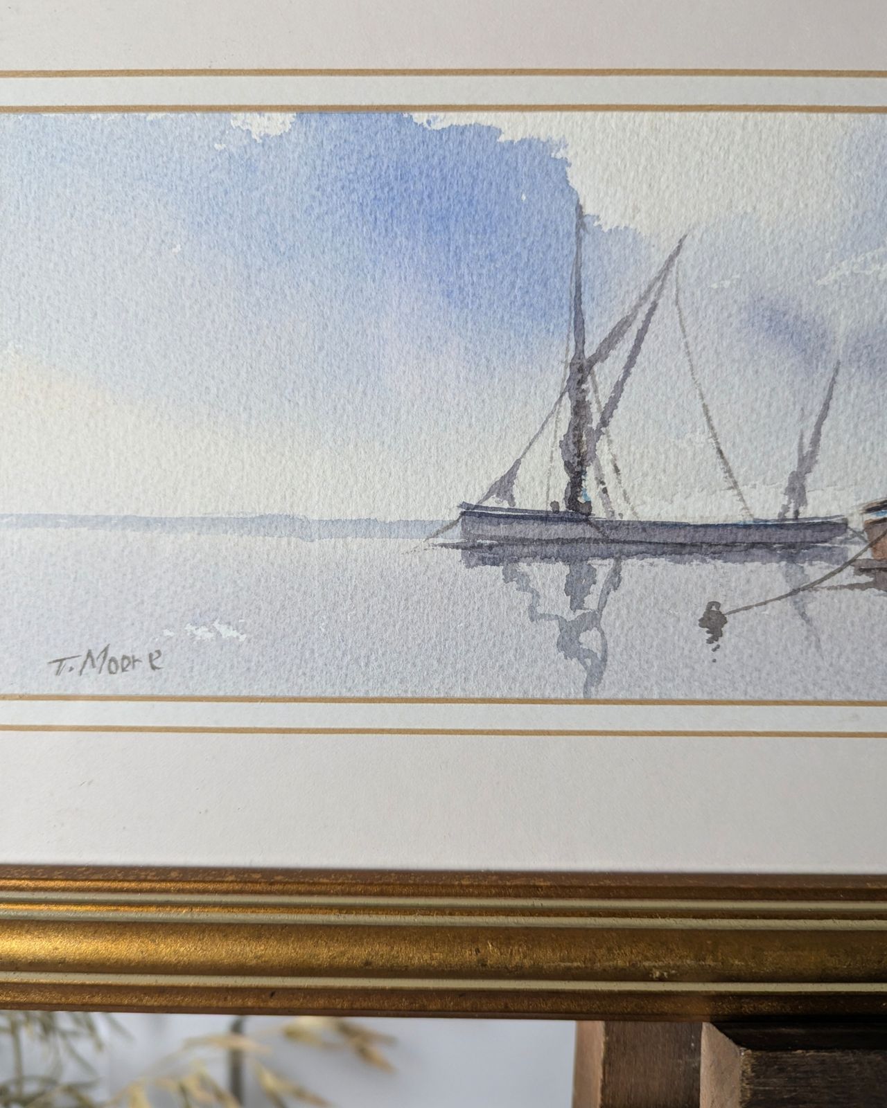 Pair Of Nautical Watercolours – Thomas Moore photo 120.0