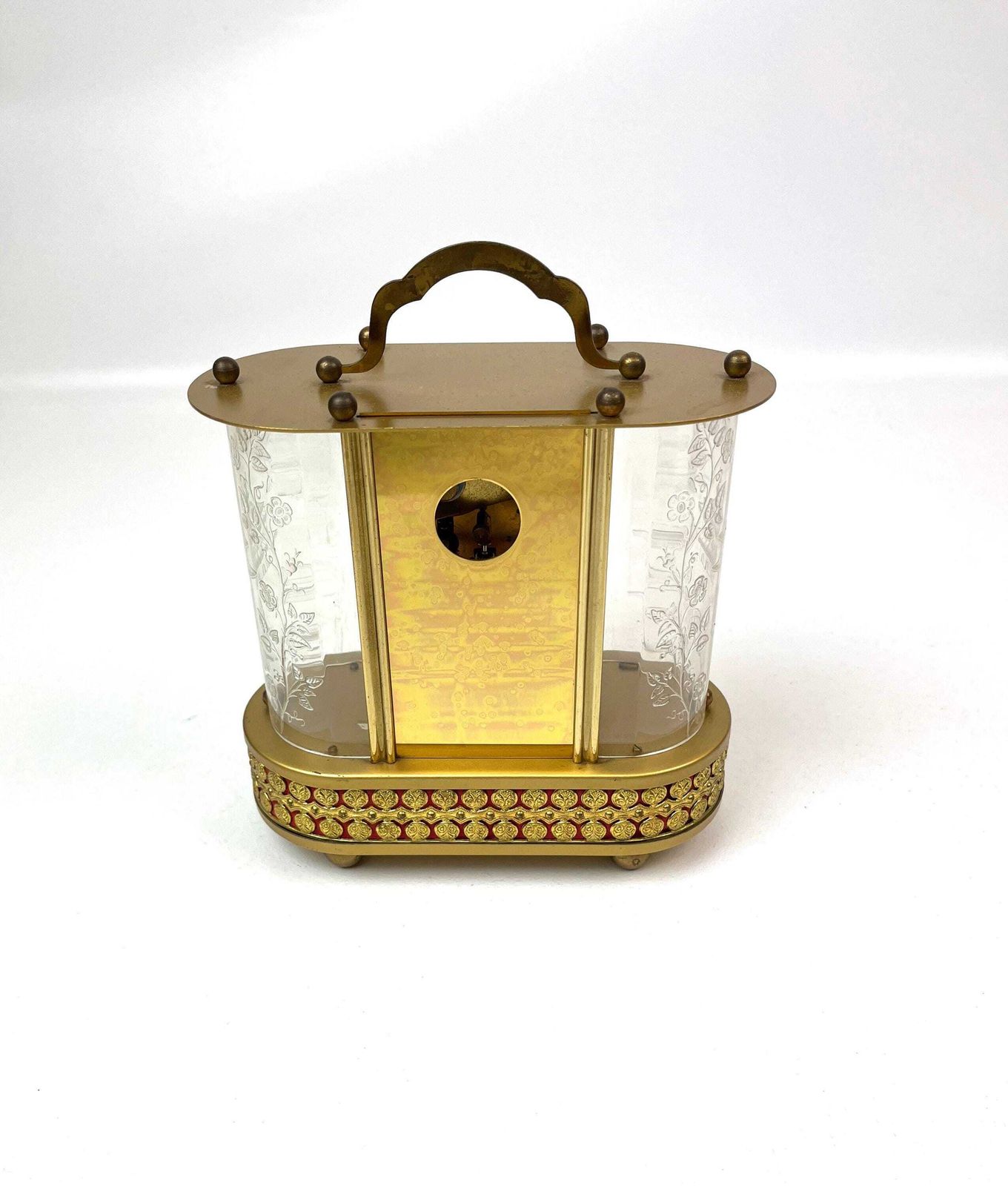 Rare Stunning Mid Century Schmid 8day Desk Clock With Reuge Music Box photo vinterior