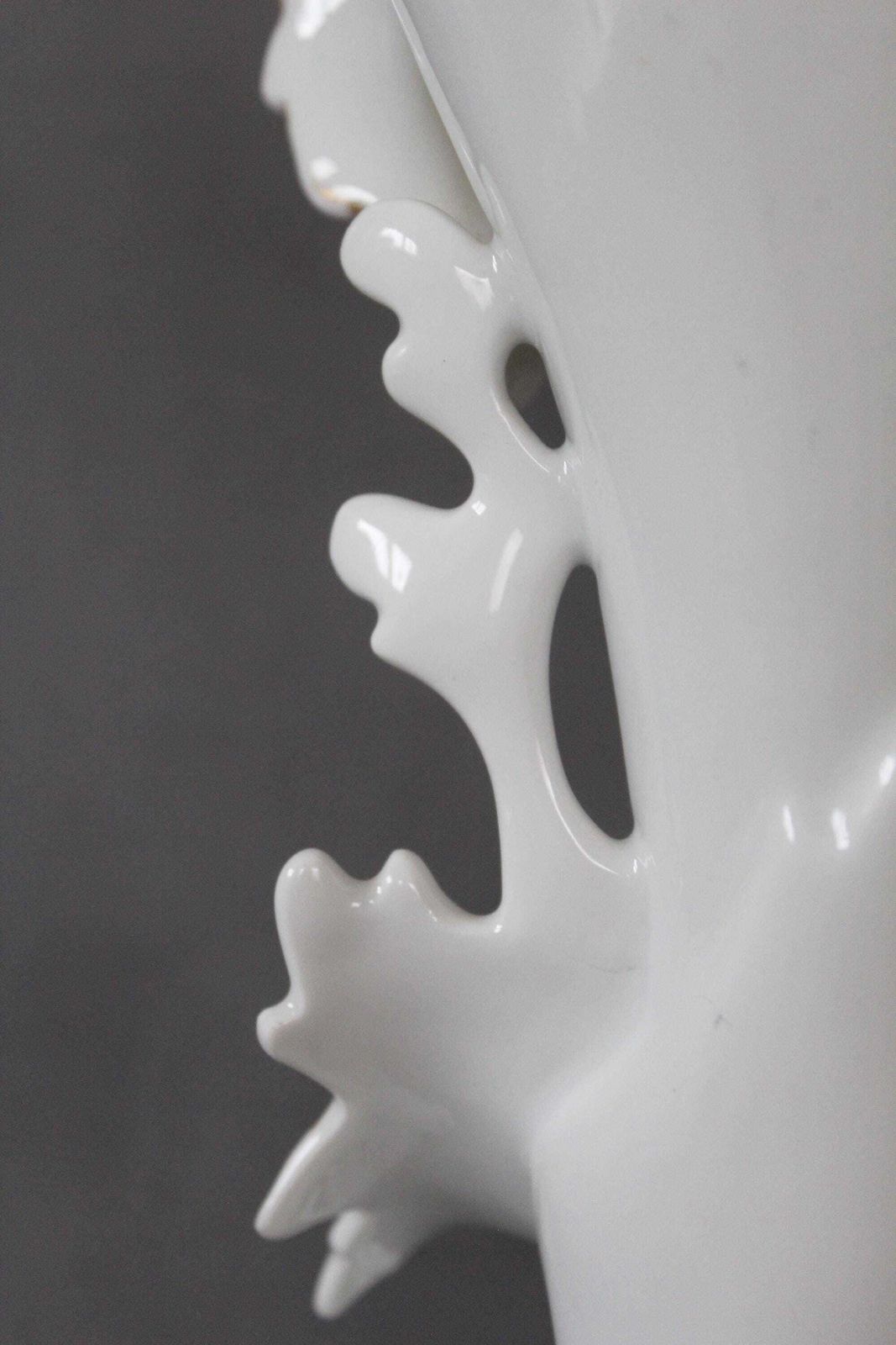 photo buy Large Antique Vieux Paris Porcelain Vase, Louis Philippe Bridal Vase, Spill Vase, Thistle Shape, Mantel Vase, Wedding Vase, Hand Painted