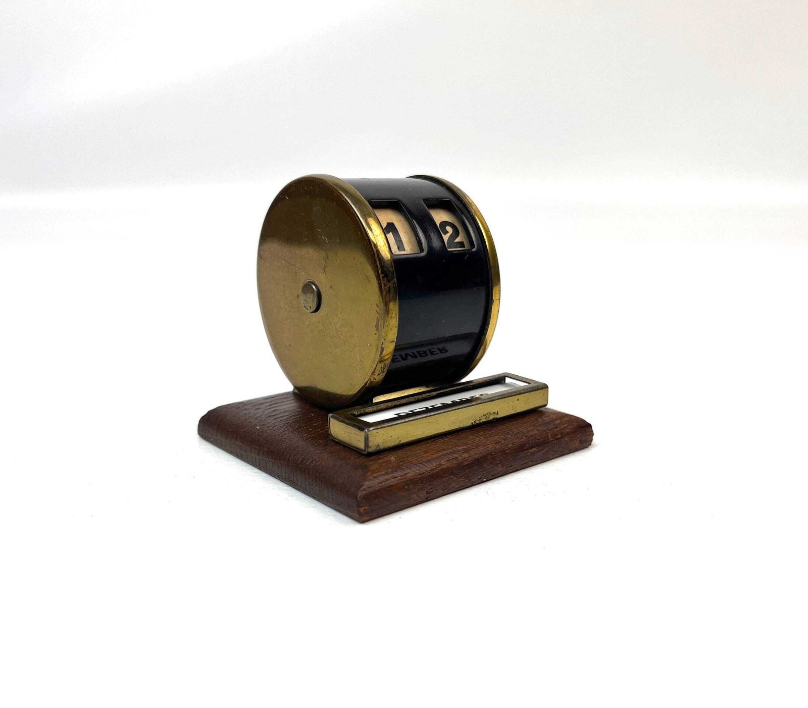Rare Small Bauhaus Art Deco Enduring Perpetual Desk Calendar Germany 1930 photo furniture