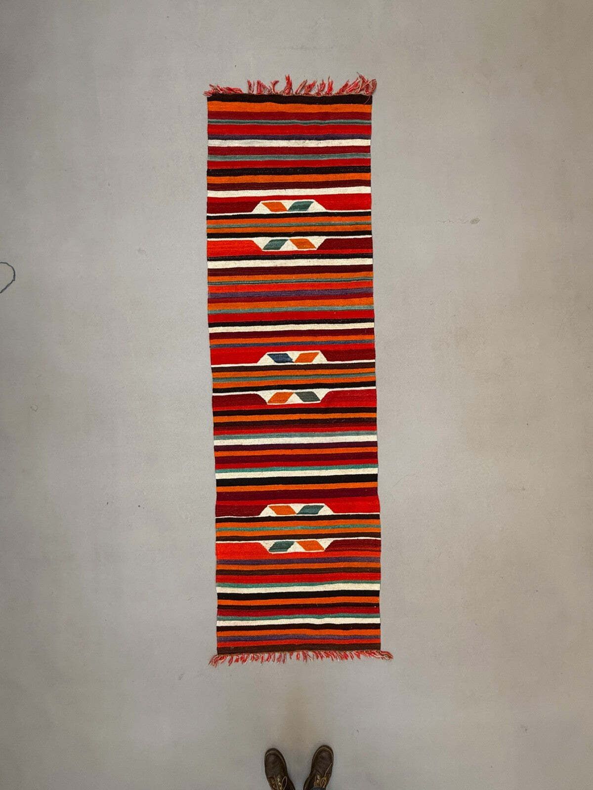 Turkish Kilim Runner 310x91 Cm, Vintage Kelim Rug, Long And Narrow 2513
