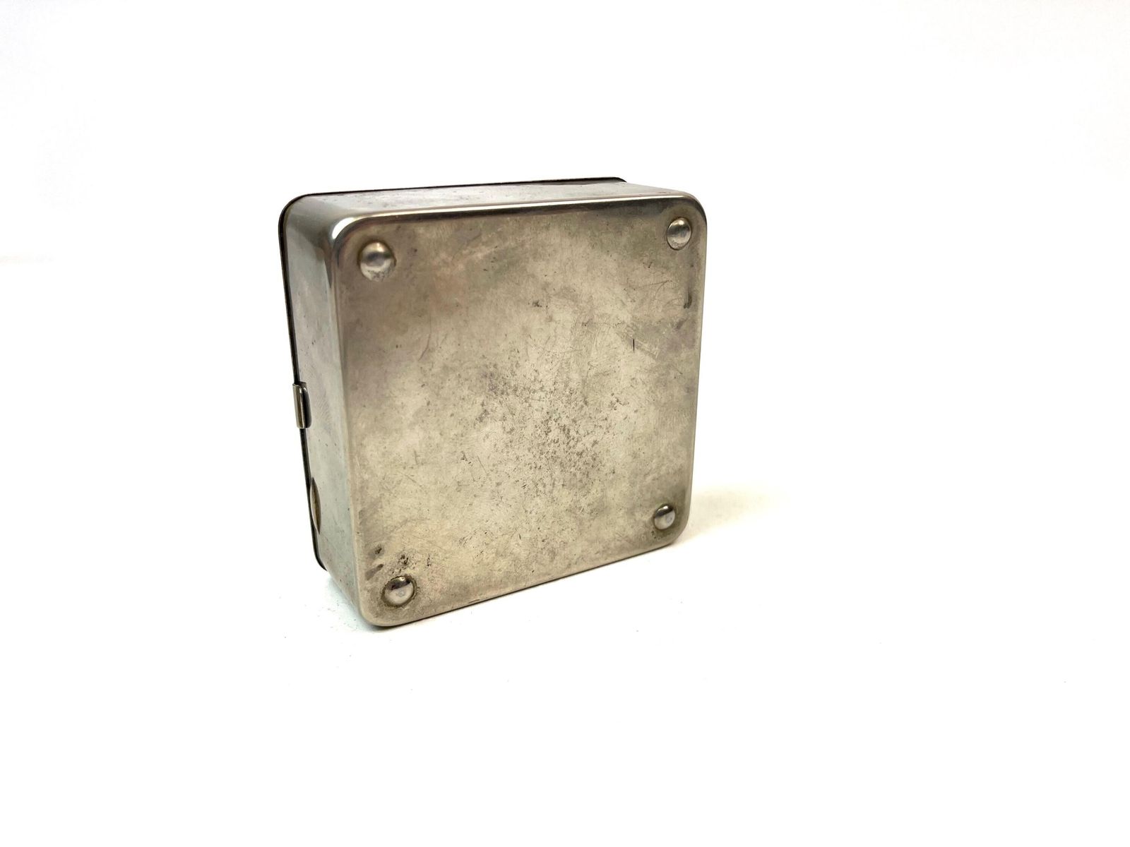 Rare Small Art Deco Bauhaus De Stijl Suprematism Enamel Jewelry Box Germany 1920 photo 242.0