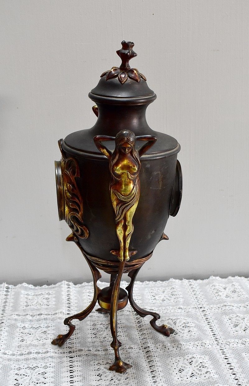 photo furniture Pendulum Vase Art Nouveau 19th Century