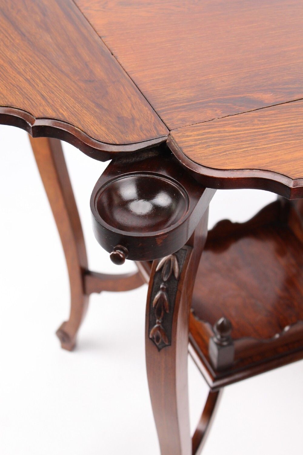 Small Victorian Rosewood Games Table / Lamp Table “Gillow” photo buy
