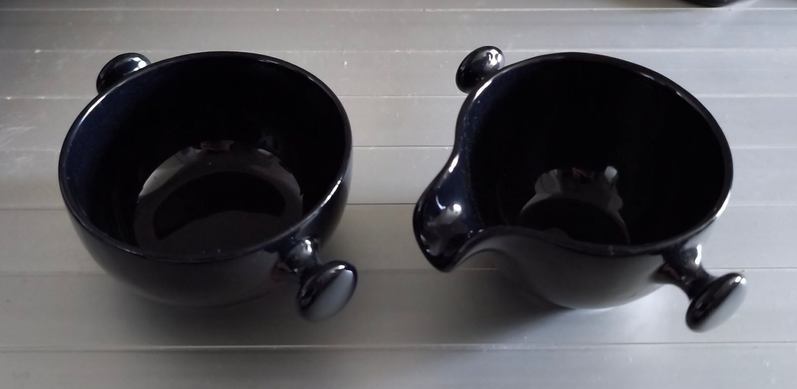Black Tea Service Zen By Colani For Friesland, 1980s, Set Of 23 photo for sale