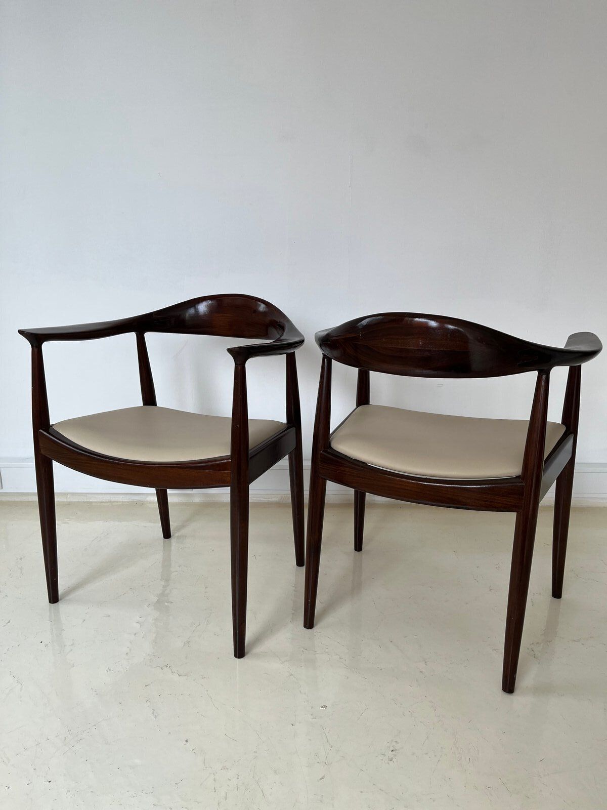 Vintage Jh503 By Hans J. Wegner For Johannes Hansen, Set Of 2 photo vintage
