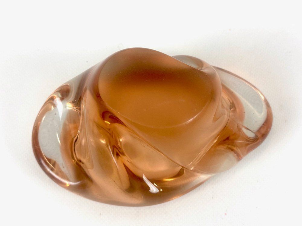photo for sale Art Glass Ashtray Or Bowl Attributed To Josef Hospodka For Chribska Sklarna, 1960s