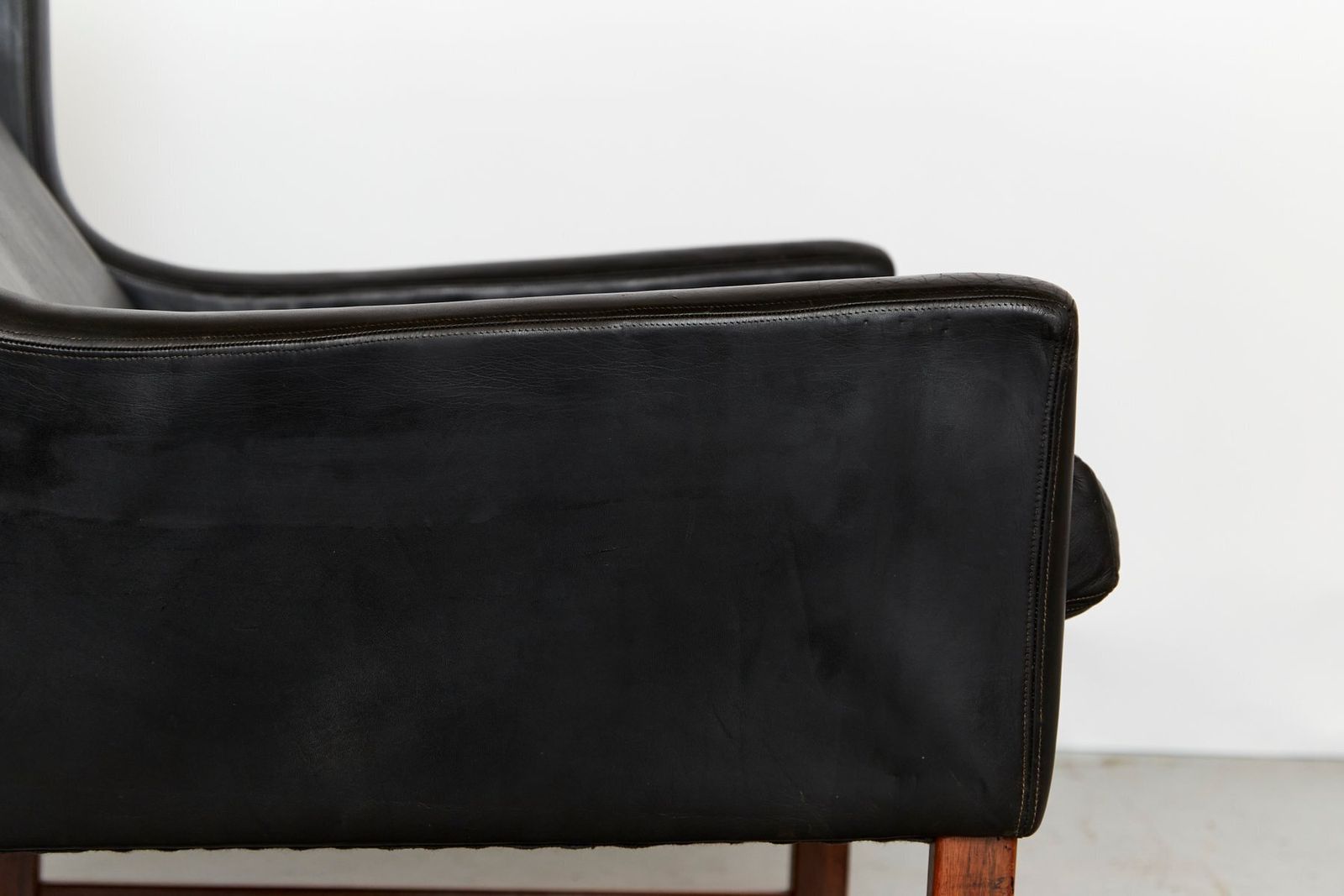 Furniture Vintage Wing Chair & Footstool By Rudolf Glatzel For Kill International, 1960s photo