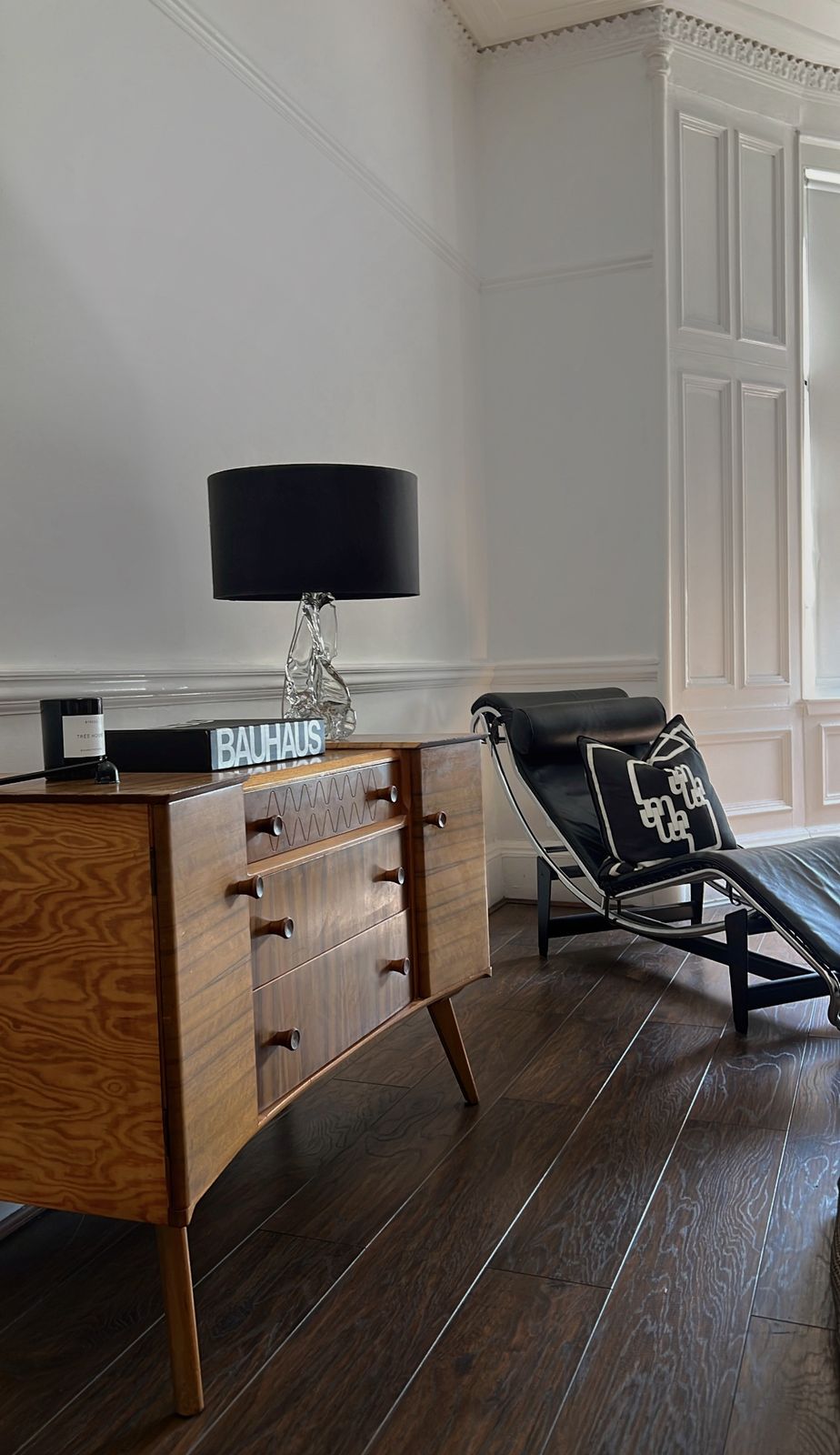 Lighting Schneider, Mid Century Modernist Crystal Table Lamp By Charles Schneider, 1950 photo
