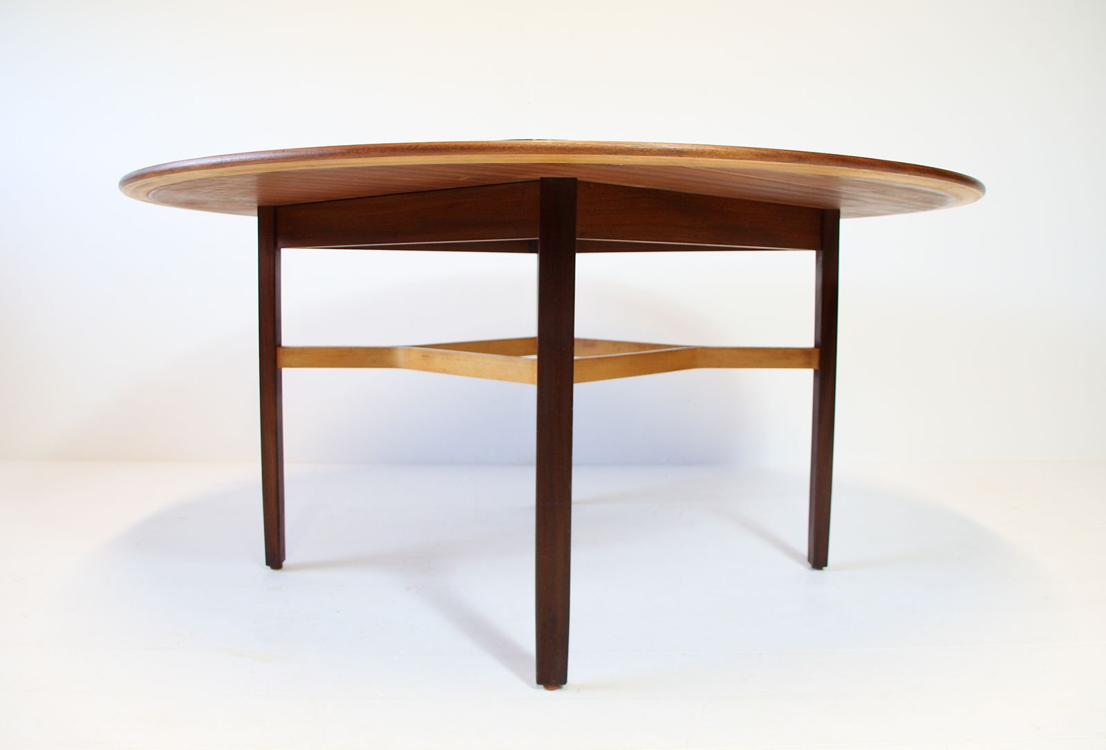 Knoll Associates Low Dining Table By Lewis Butler 1955 1968 Mid Century Modern    Teak photo vintage