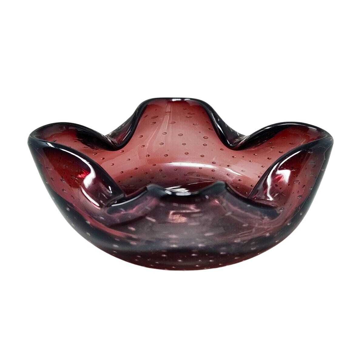 1960s Gorgeous Ashtray Or Catchall By Flavio Poli For Seguso. Made In Italy