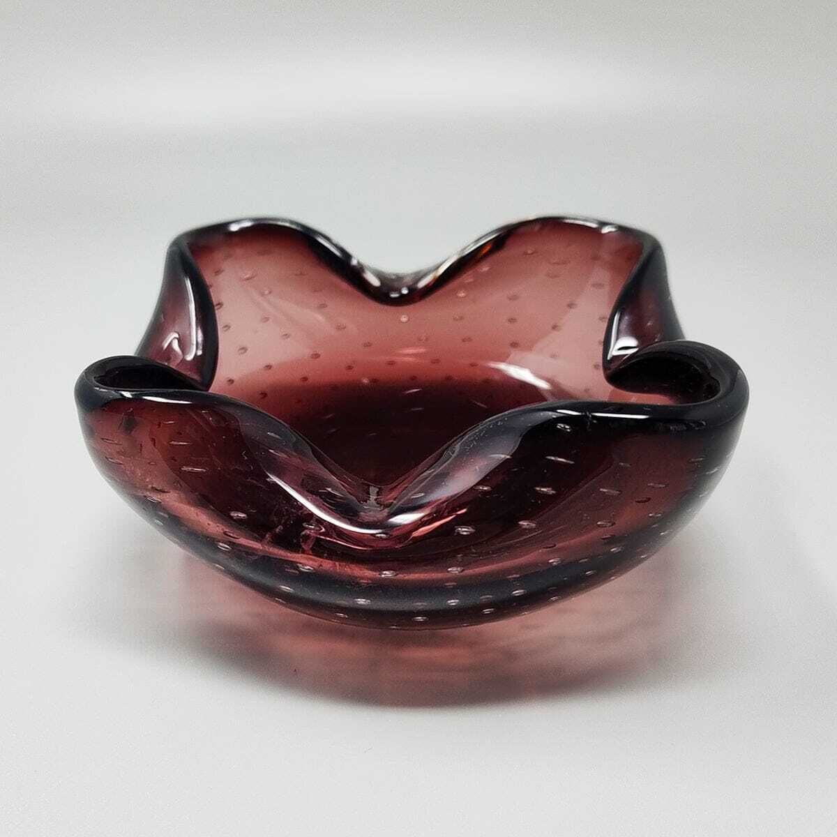 1960s Gorgeous Ashtray Or Catchall By Flavio Poli For Seguso. Made In Italy photo for sale