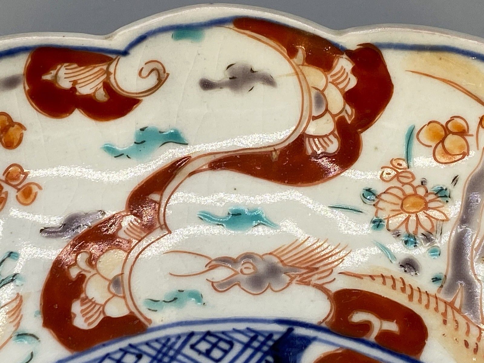Fine Pair 18thc Japanese Edo Period Scallop Form Porcelain Imari Bowl Dish Plate photo Home Decor
