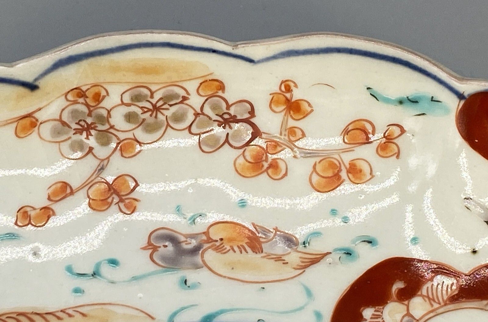 Fine Pair 18thc Japanese Edo Period Scallop Form Porcelain Imari Bowl Dish Plate photo 259.0