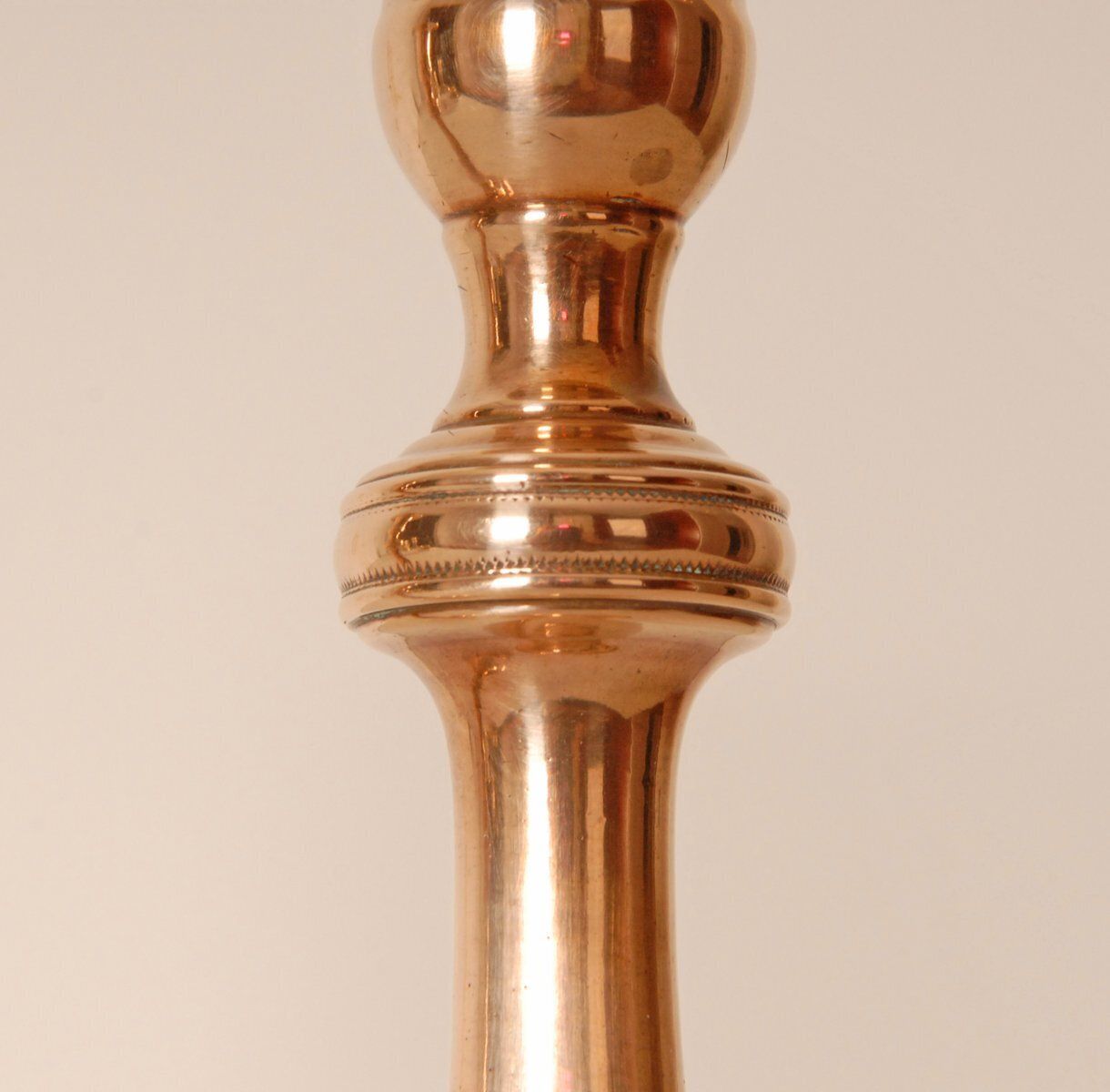 Antique English Candlesticks In Bronze 1700s Set Of 2 photo buy