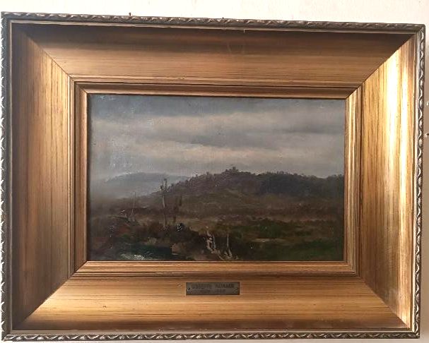 Oil Painting On Canvas, Joseph Hainmann (Milan 1828 Alexandria Of Egypt photo for sale